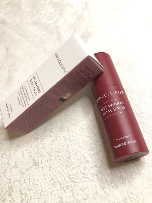 THANK YOU FARMER Miracle Age Melawring Dual Balm review photo by Lingua