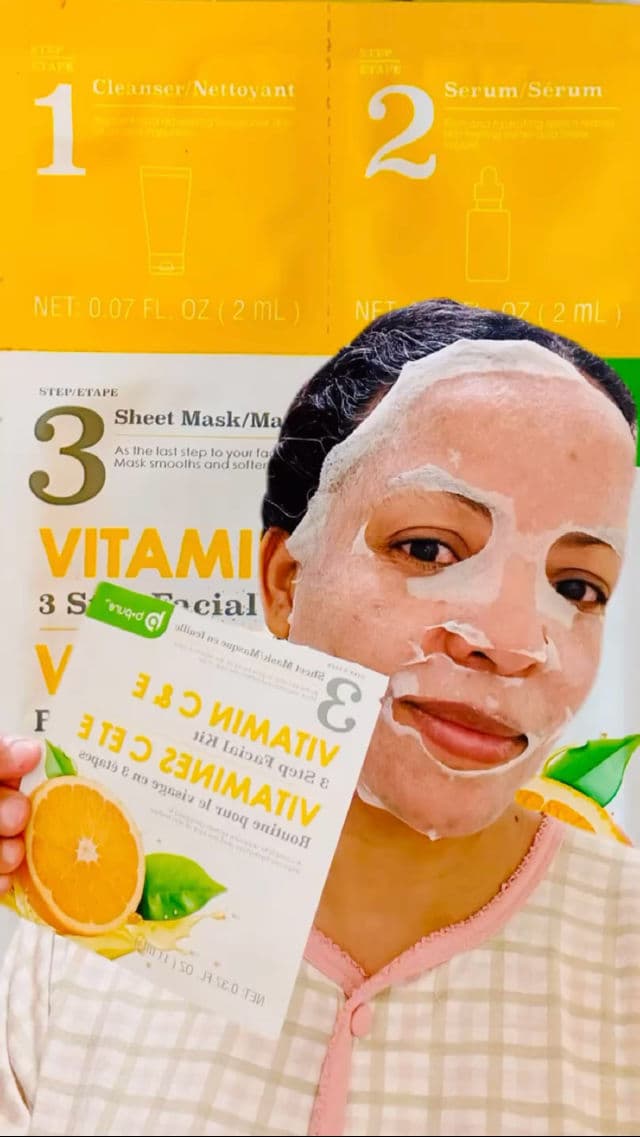 b.pure Vitamin C & E 3-Step Facial Kit review photo by Lingua