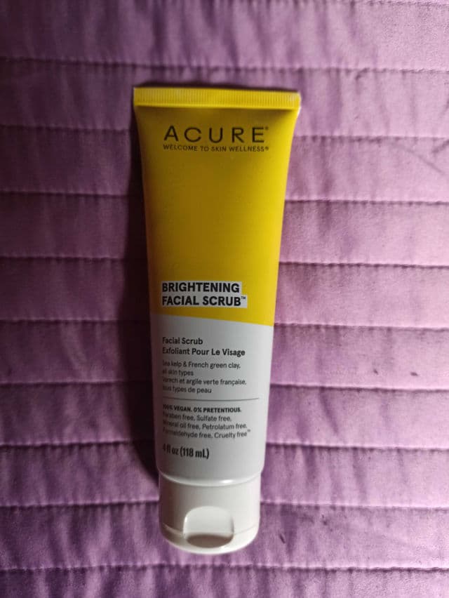 Acure Brightening Facial Scrub review photo by Ginna