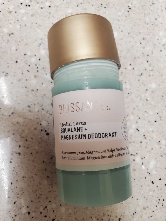 Biossance Squalane + Magnesium Clean Deodorant  review photo by skincarereview101