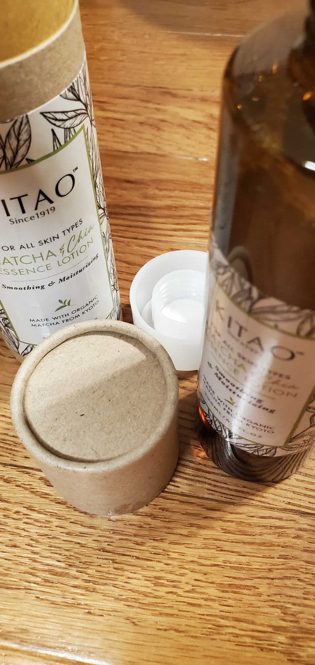 Kitao Matcha + Chia Essence Lotion review photo by skincarereview101