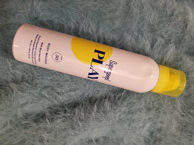 Supergoop! Super Power Sunscreen Mousse Broad Spectrum SPF 50 review photo by skincarereview101