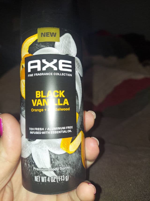 AXE Black Vanilla Premium Deodorant Body Spray review photo by Picky85761