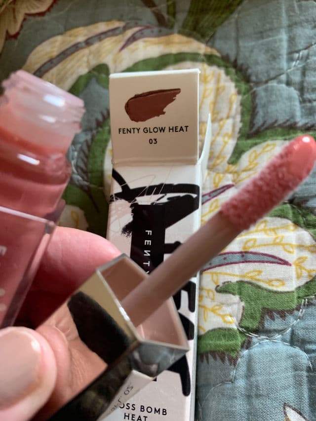 Fenty Beauty Gloss Bomb Heat Universal Lip Luminizer + Plumper - Fenty Glow Heat review photo by JenShaf1