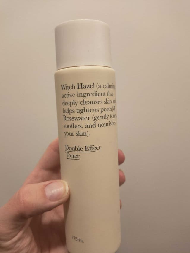 anko Double Effect Toner Witch Hazel & Rose Water review photo by Bayz