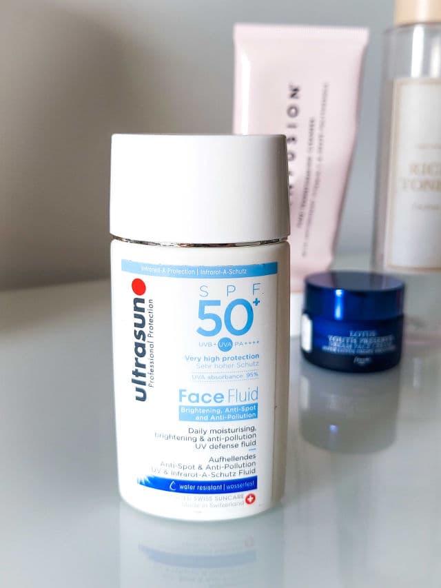 Ultrasun Face Brightening Anti-Spot & Anti-Pollution Fluid SPF 50+ review photo by alanasbeauty