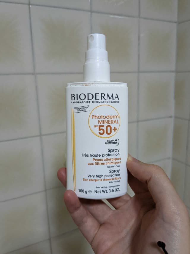 Bioderma Photoderm MINERAL Spray SPF 50+ review photo by susimarmu