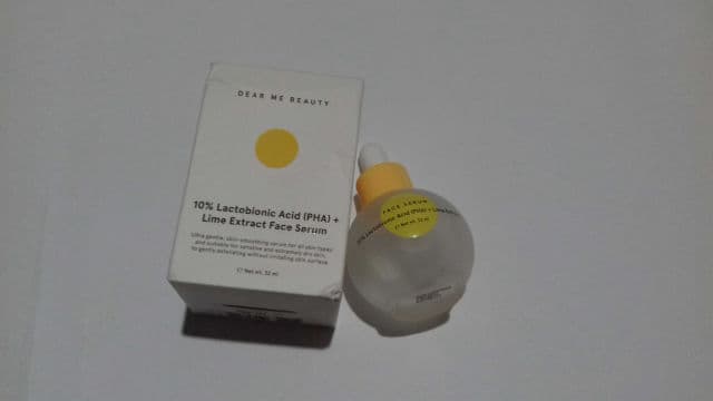 Dear Me Beauty 10% Lactobionic Acid (PHA) + Lime Extract Face Serum review photo by ningayu