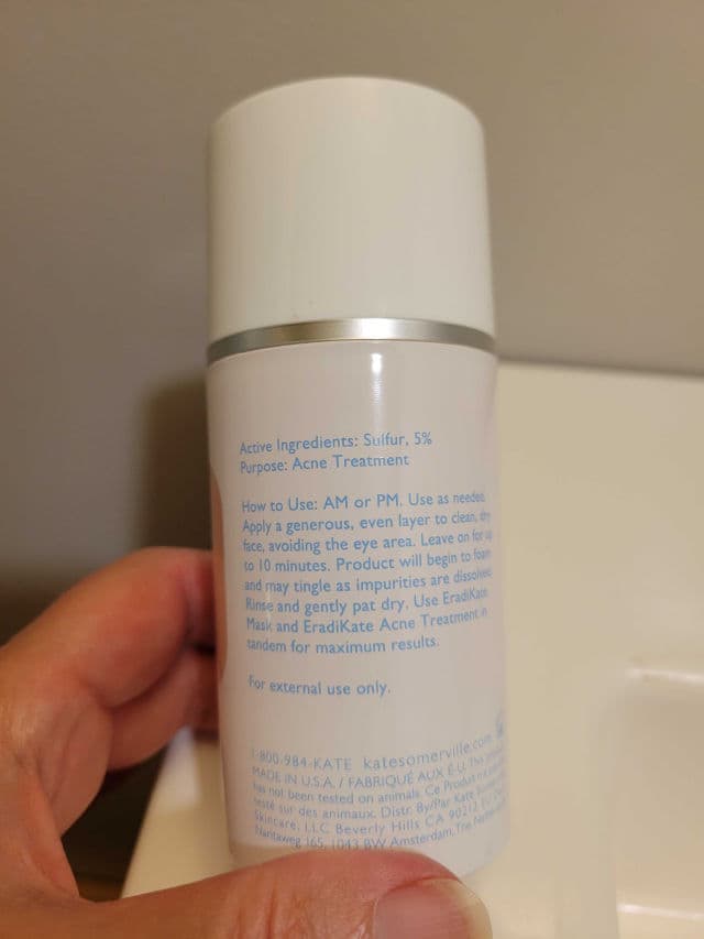 Kate Somerville EradiKate Mask Foam-Activated Acne Treatment review photo by browneyes72
