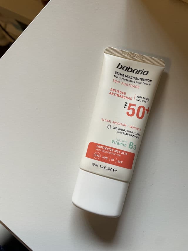 Babaria Multi Protection 360º Photoage SPF50+ review photo by skincarewithbrigite