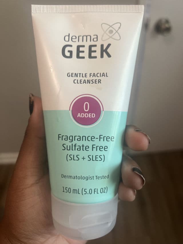Derma Geek Gentle Facial Cleanser review photo by MeganThrash