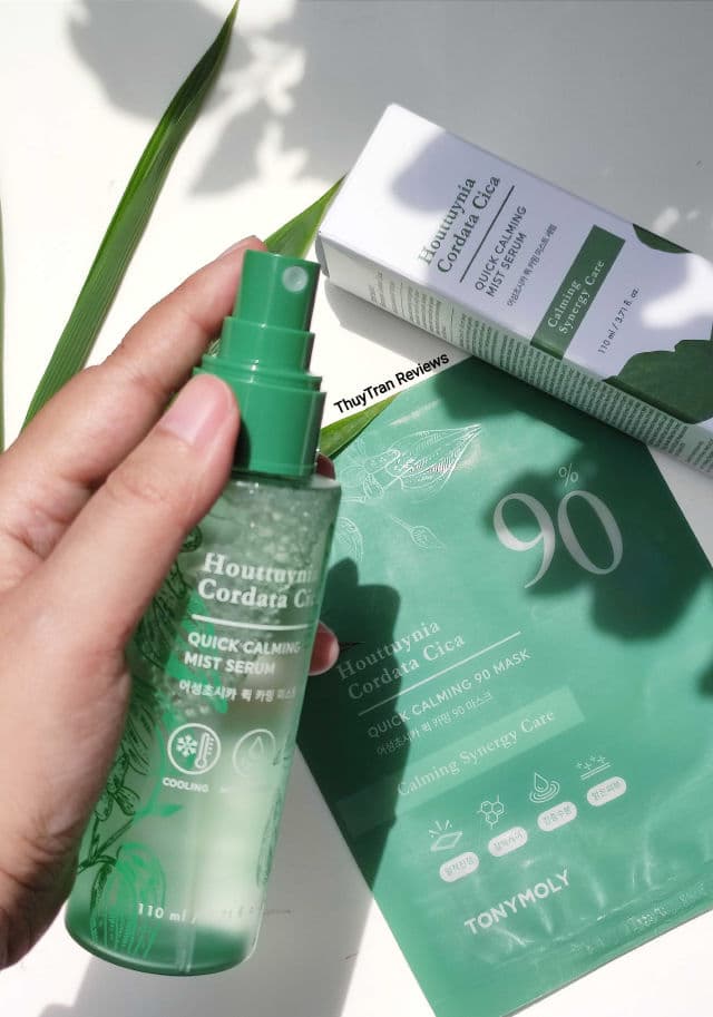 TONYMOLY Houttuynia Cordata Cica Quick Calming Mist Serum review photo by ThuyTran