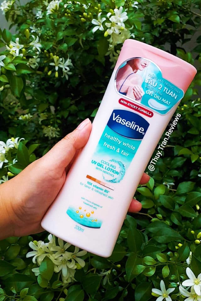 Vaseline Healthy White Fresh & Fair Cooling UV Gel Lotion review photo by ThuyTran