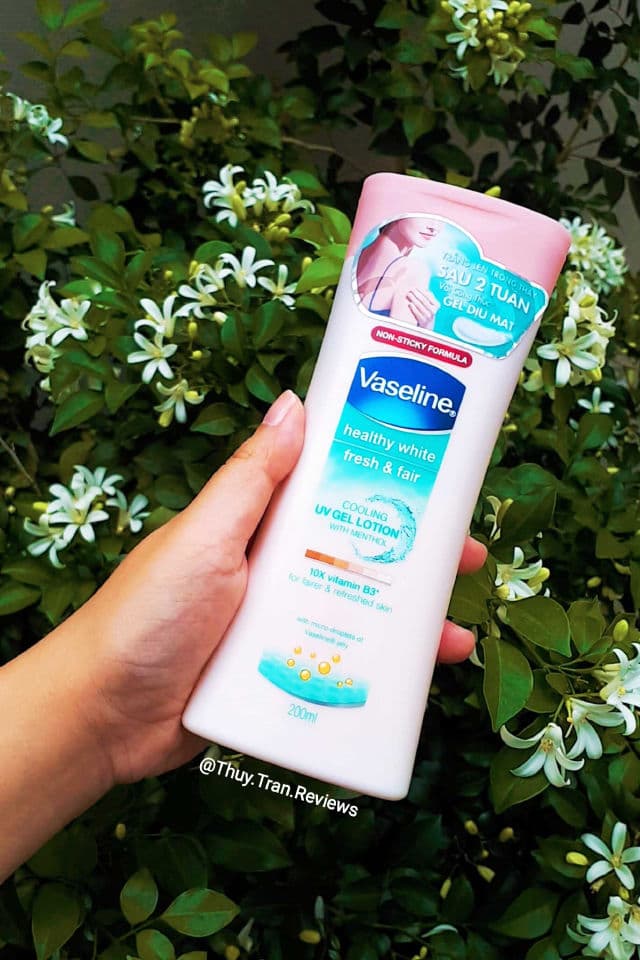 Vaseline Healthy White Fresh & Fair Cooling UV Gel Lotion review photo by ThuyTran