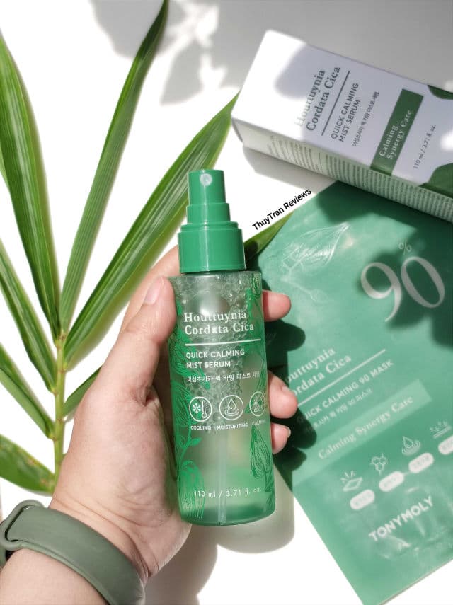 TONYMOLY Houttuynia Cordata Cica Quick Calming Mist Serum review photo by ThuyTran