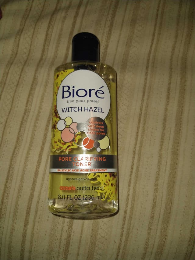 Biore Witch Hazel Pore Clarifying Toner  review photo by Misshjrc