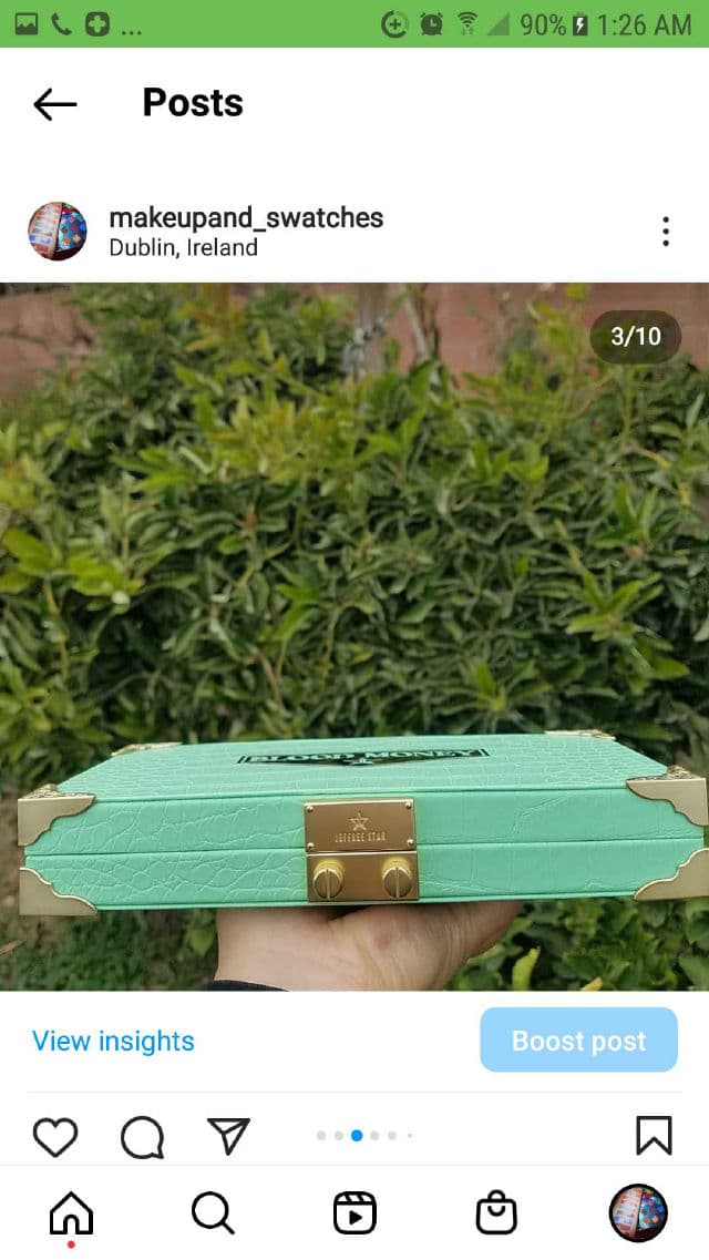 Jeffree Star Cosmetics Blood Money Palette review photo by Maluna