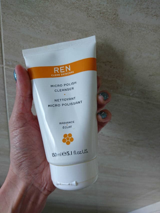 Ren Micro Polish Cleanser review photo by Angyp