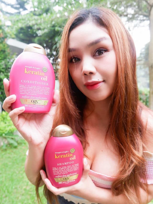 OGX Anti-breakage Keratin Oil Shampoo review photo by SakuyaVici
