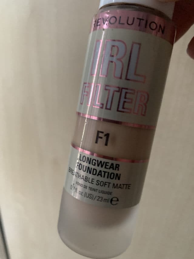 Revolution Beauty IRL Filter Longwear Foundation review photo by megs2001