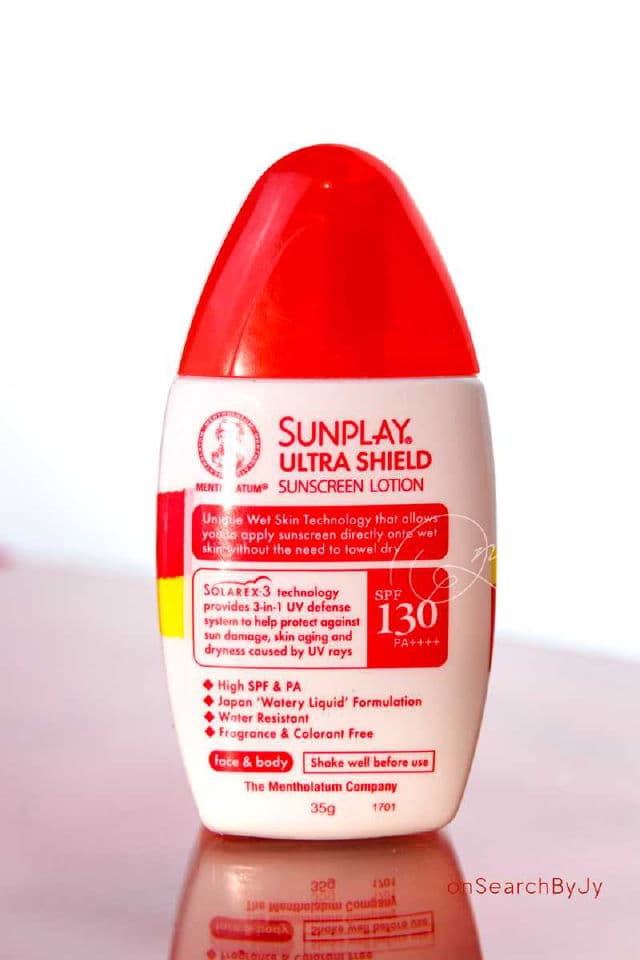 Sunplay Ultra Shield SPF130 review photo by onsearchbyjy