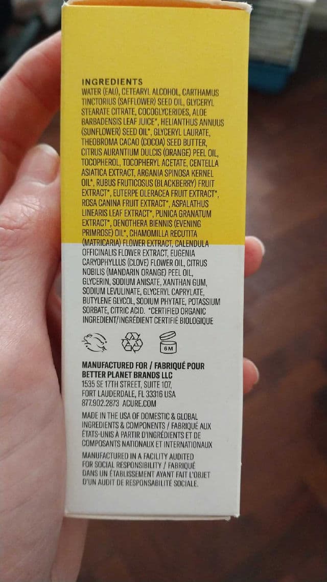 Acure Brightening Day Cream review photo by Mimis23