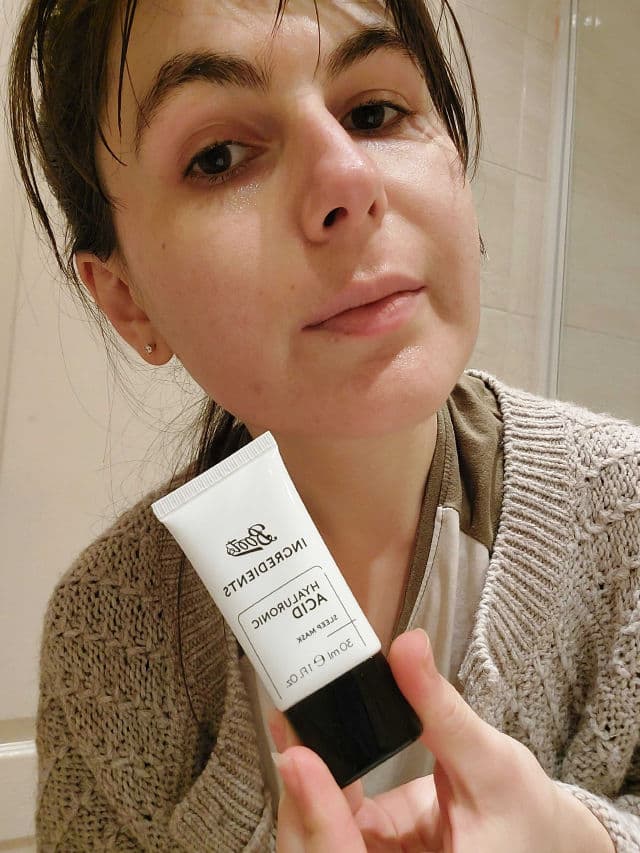 Boots Ingredients Hyaluronic Acid Sleep Mask review photo by natiLar