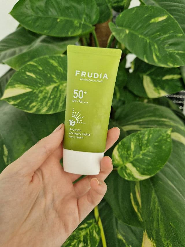 Frudia Avocado Greenery Relief Sun Cream SPF50+ PA++++ review photo by Beautyskin93
