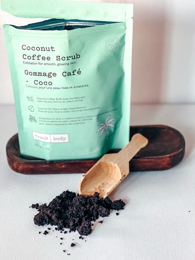 Frank Body Peppermint Coffee Scrub review photo by brendaskincare