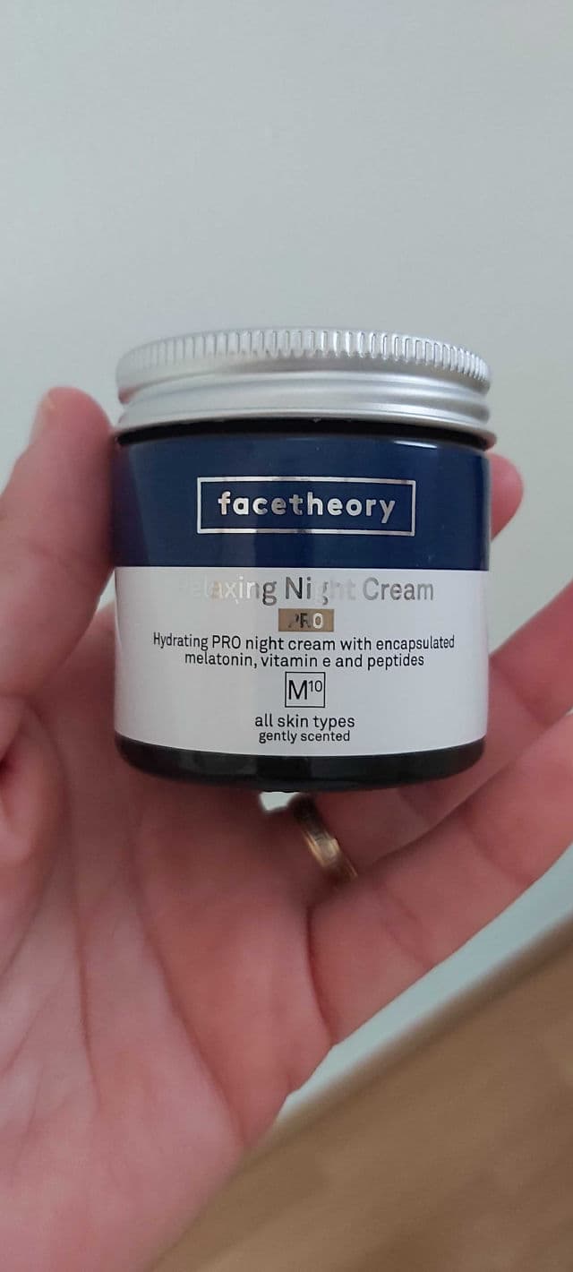 facetheory Relaxing Night Cream M10 PRO review photo by Nadiaines