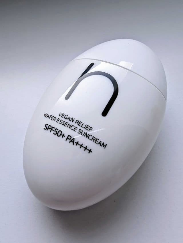 Hamel Vegan Relief Water Essence Sun Cream SPF50+ PA++++ review photo by doreen