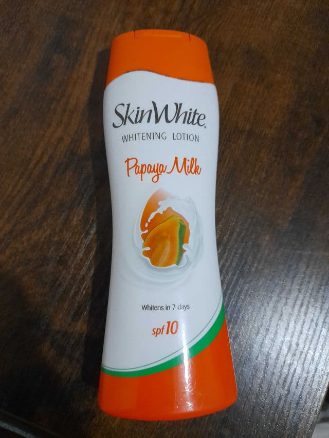 SkinWhite Whitening Lotion Papaya Milk SPF 10 review photo by indhay