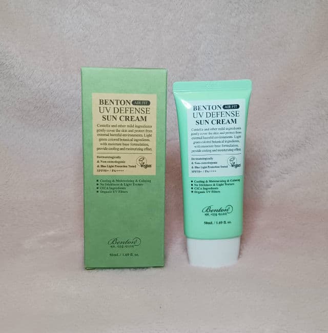 BENTON Air Fit UV Defense Sun Cream SPF 50+ PA++++ review photo by Barrett