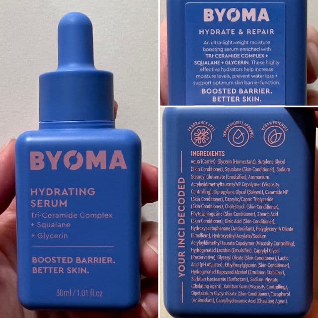 BYOMA Hydrating Serum review photo by MeaningInMakeup