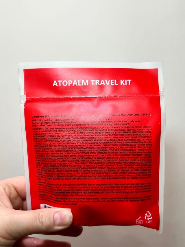 Atopalm Travel Kit review photo by MeaningInMakeup