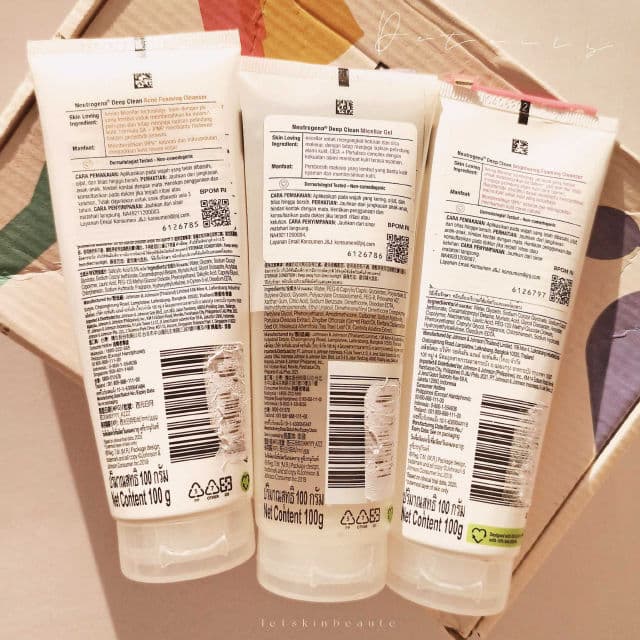 Neutrogena Deep Clean Brightening Foaming Cleanser  review photo by Letskinbeaute