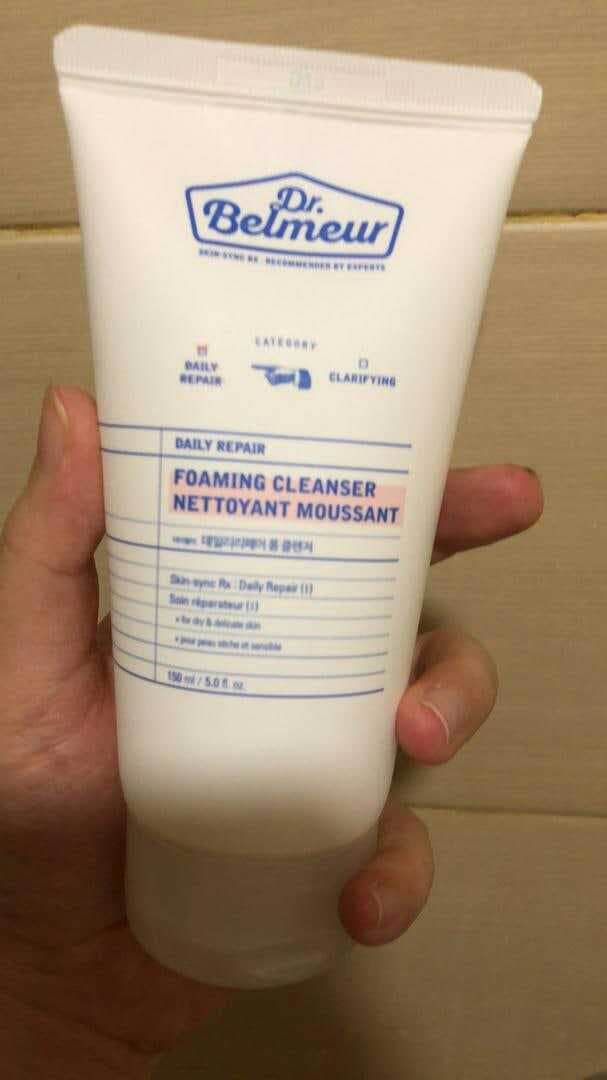 THE FACE SHOP Dr. Belmeur Daily Repair Foam Cleanser review photo by ClaireZaelani