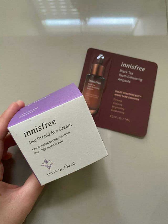 INNISFREE Jeju Orchid Eye Cream review photo by ClaireZaelani