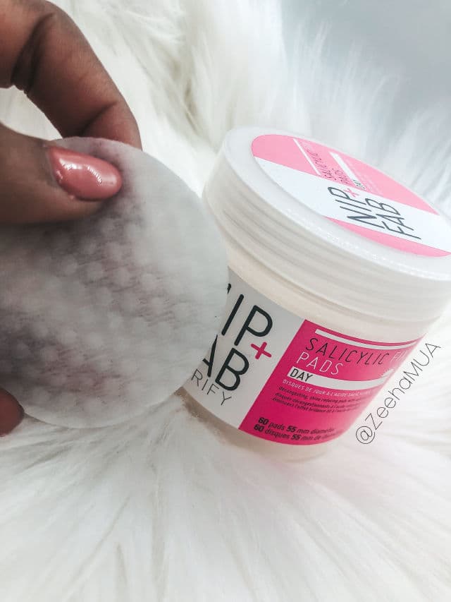 Nip + Fab Salicylic Fix Pads (Day) review photo by ZeehaMUA