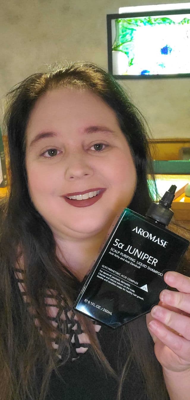 AROMASE 5α Juniper Scalp Purifying Liquid Shampoo review photo by DawnsReviews