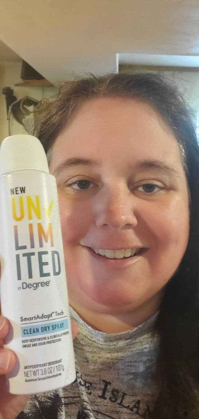 Degree Unlimited Antiperspirant Deodorant Clean review photo by DawnsReviews