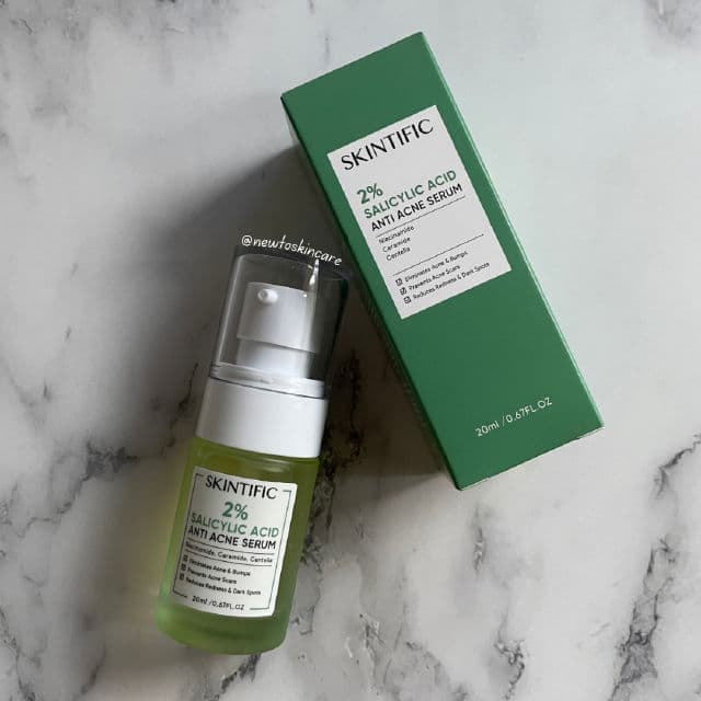 Skintific 2% Salicylic Acid Anti Acne Serum review photo by Newtoskincare