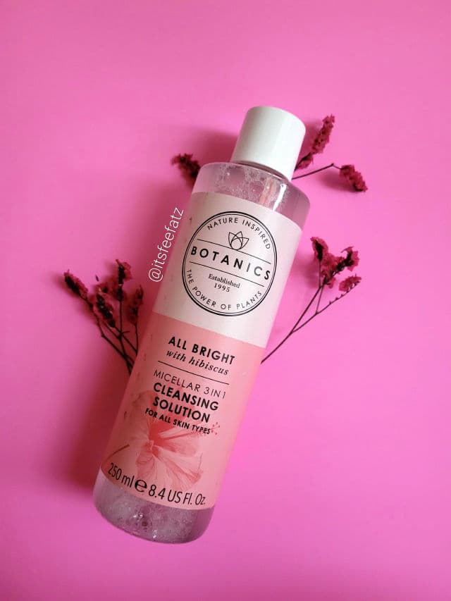 Botanics All Bright Micellar Cleanser review photo by feefatz