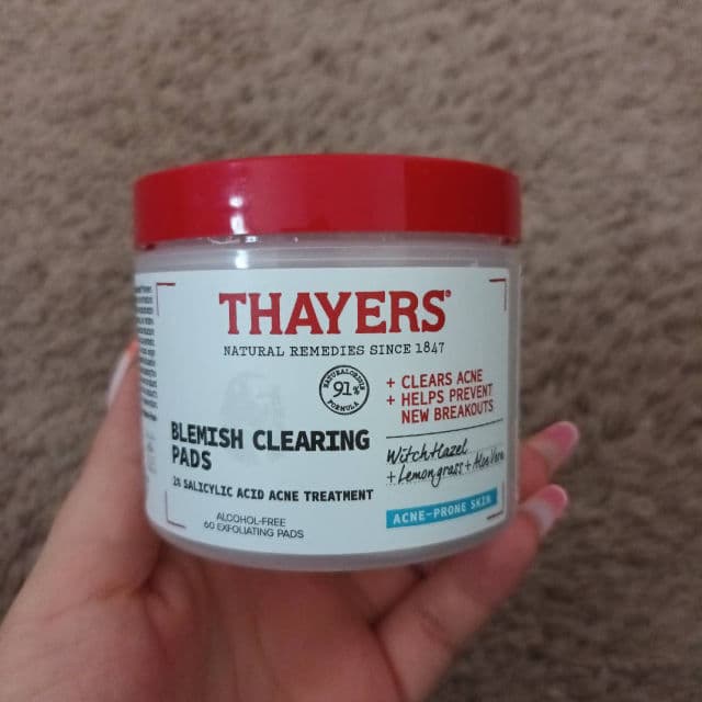 Thayers Blemish Clearing 2% Salicylic Acid Acne Treatment Pads review photo by brebre0925