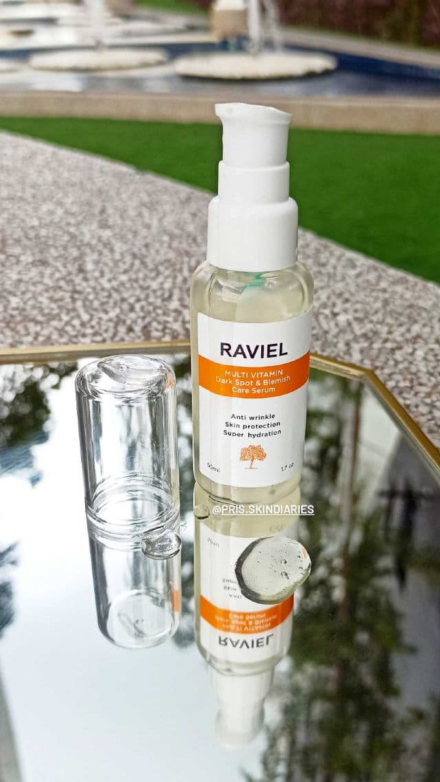 RAVIEL Multi Vitamin Dark Spot & Blemish Care Face Serum review photo by prisskindiaries