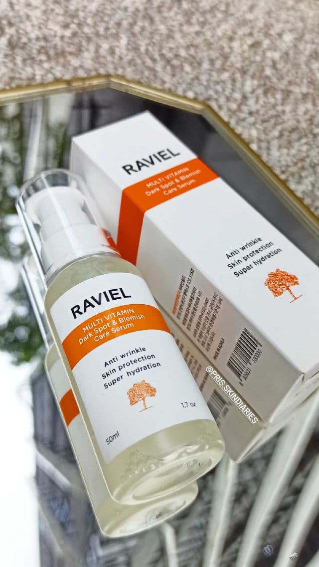 RAVIEL Multi Vitamin Dark Spot & Blemish Care Face Serum review photo by prisskindiaries