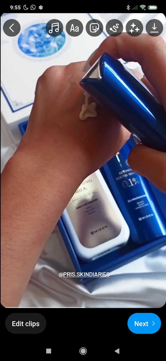 Mizon 0.3% Retinol Youth Cream review photo by prisskindiaries