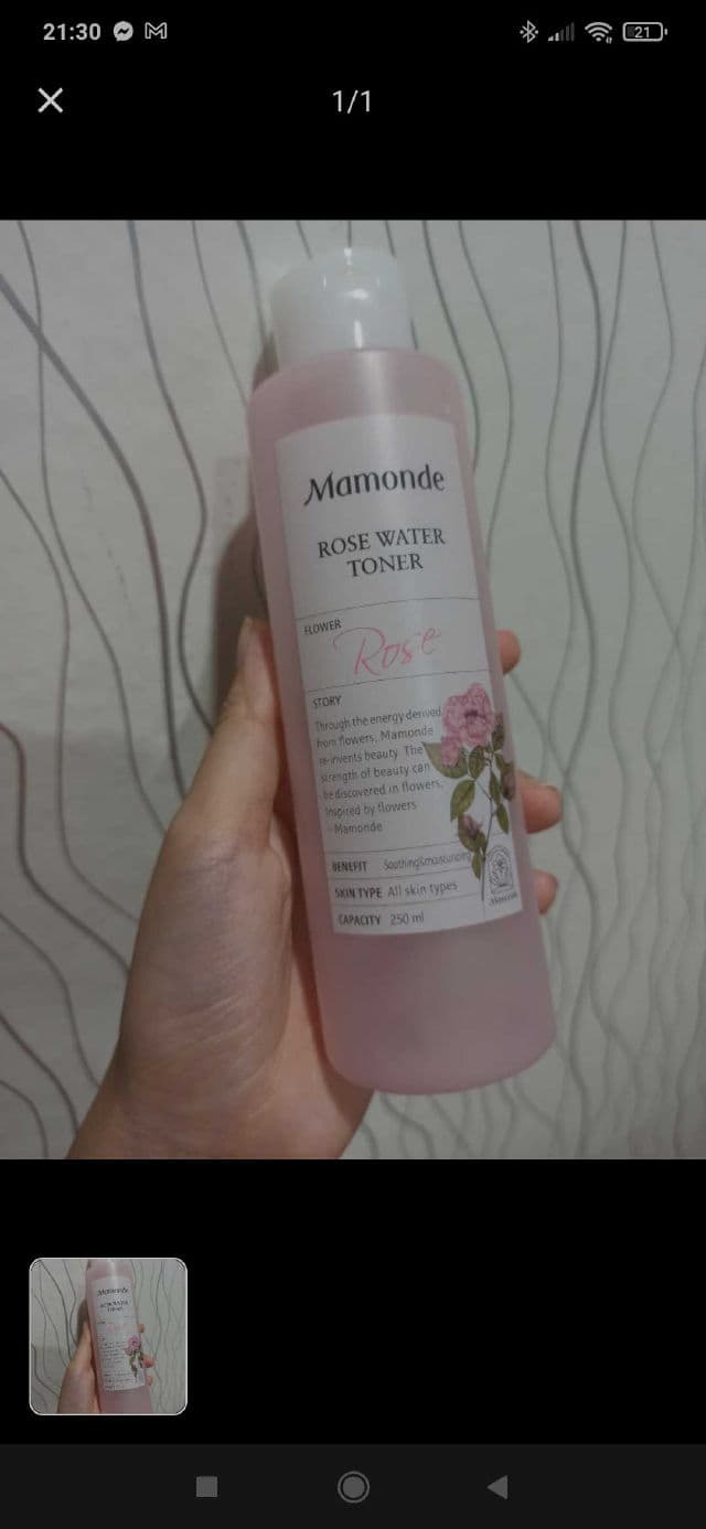 Mamonde Rose Water Toner review photo by prisskindiaries