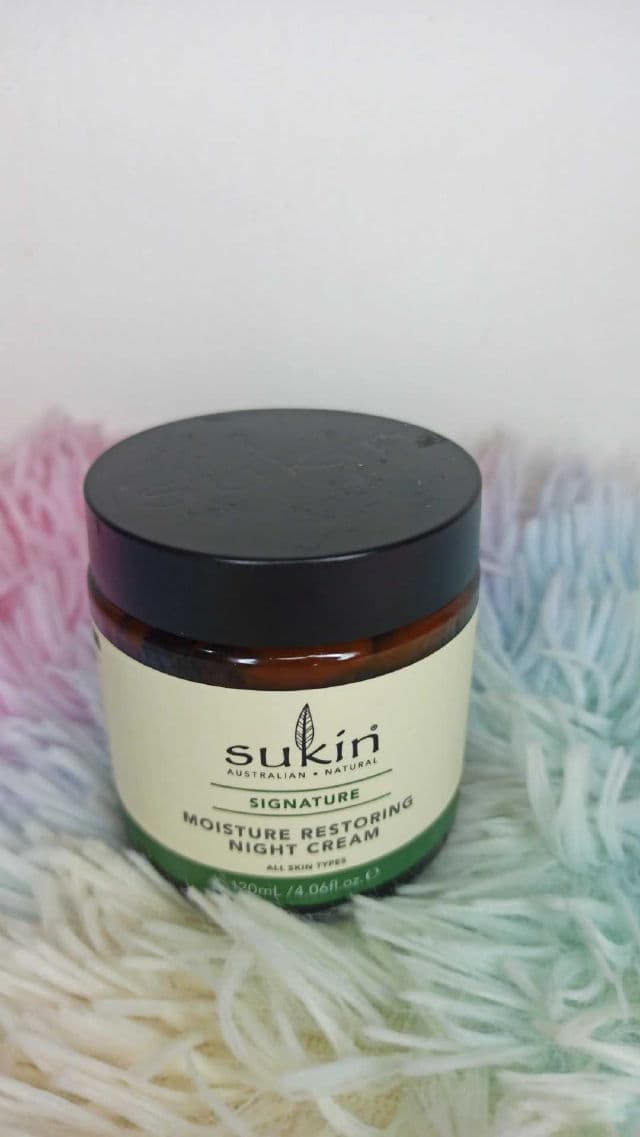 Sukin Moisture Restoring Night Cream Signature review photo by prisskindiaries