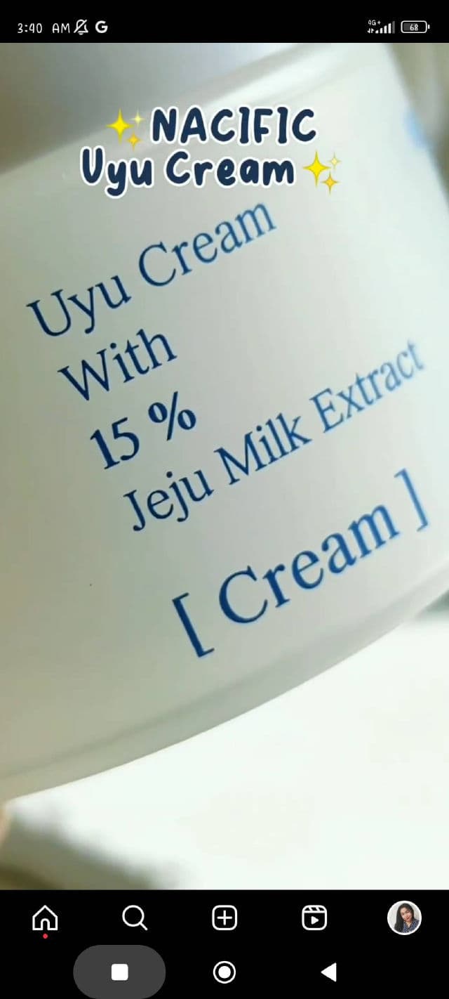 Nacific Uyu Cream review photo by ChandraPuspita